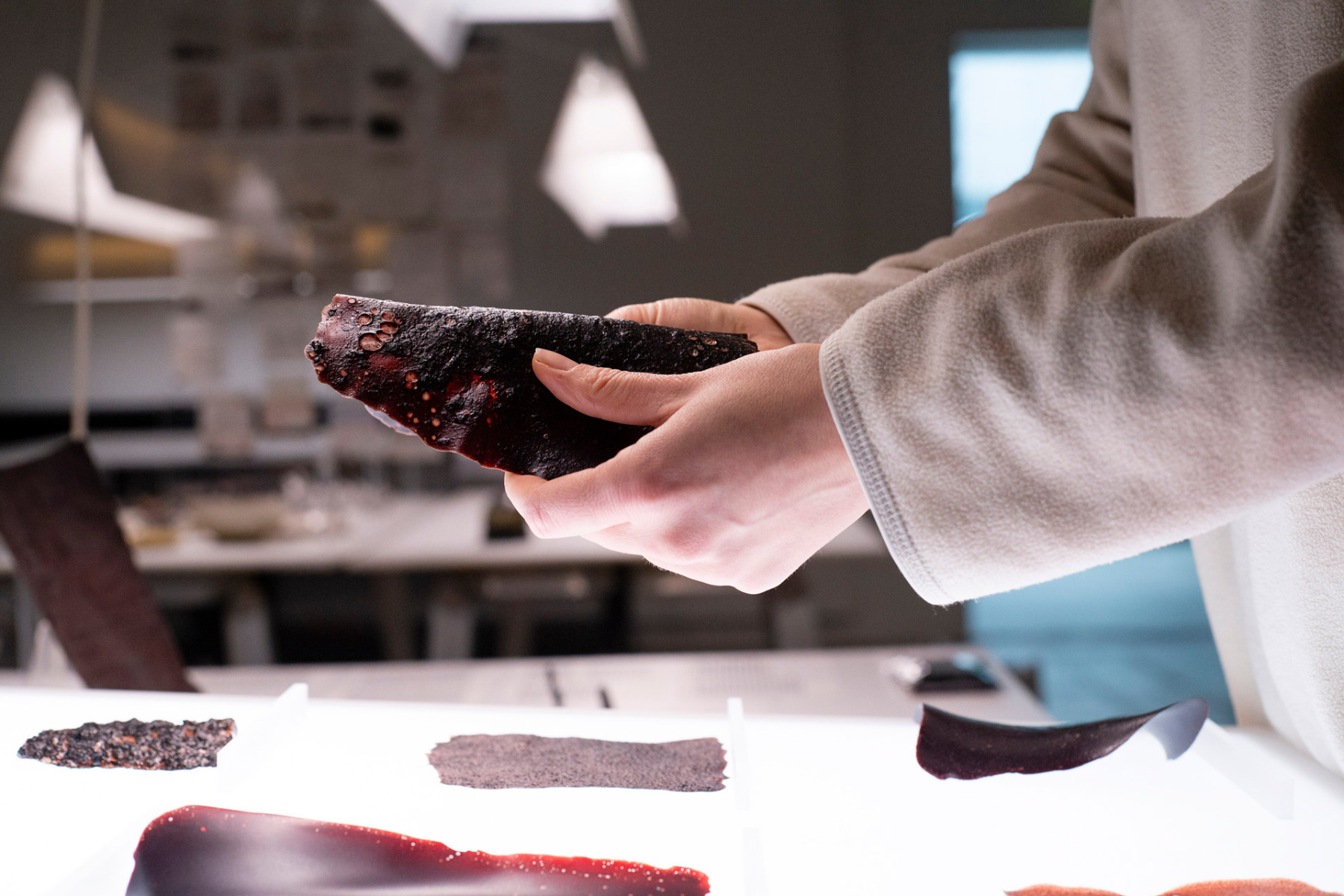 Materialien aus Experimenten, © Zürcher Hochschule der Künste ZHdK