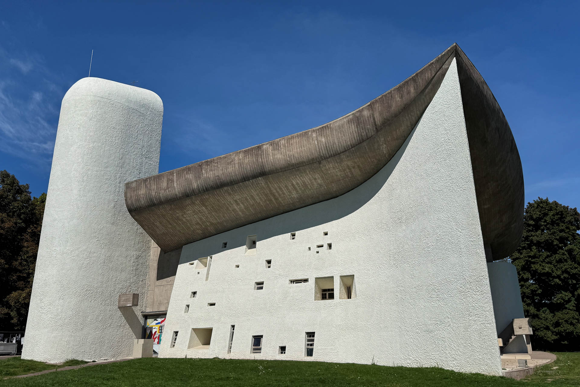 Notre-Dame-du-Haut de Ronchamp von Le Corbusier, © Messmer Foundation