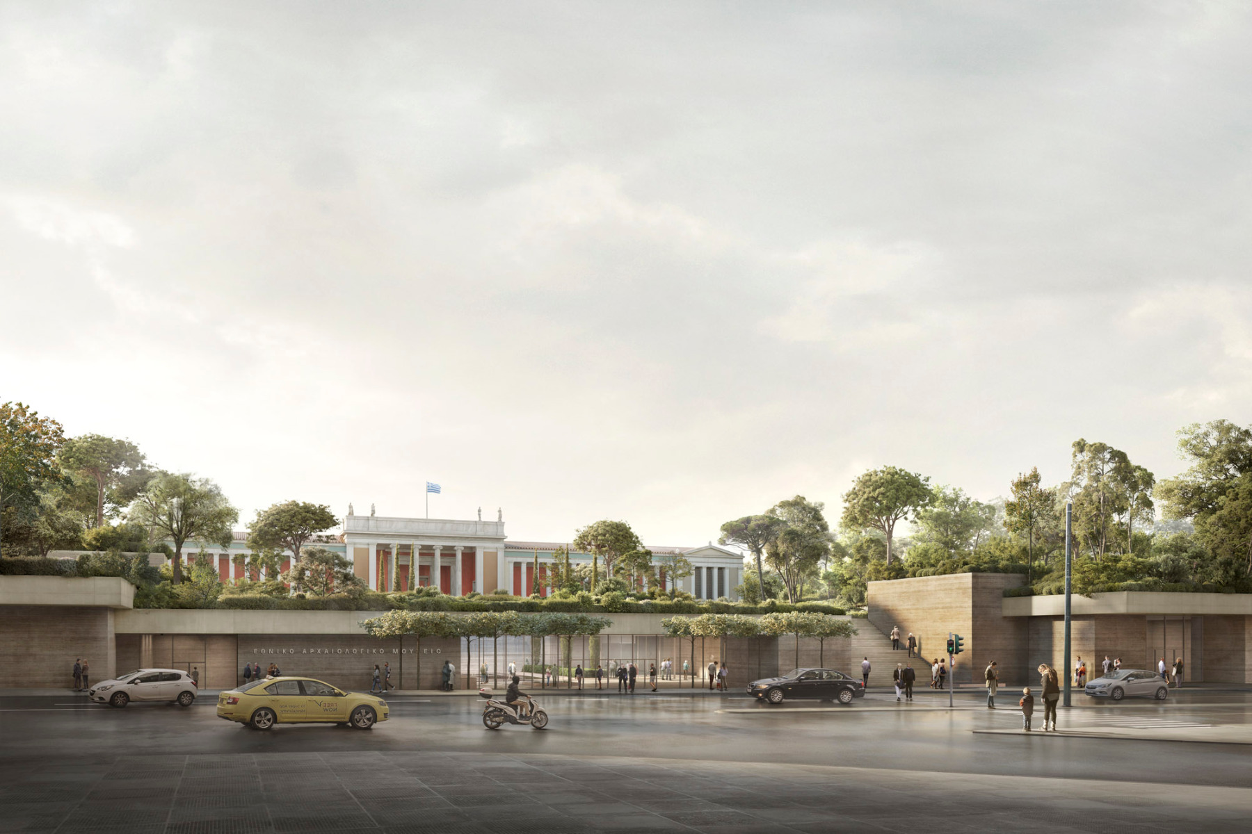 Street view of the extension. © Filippo Bolognese Images