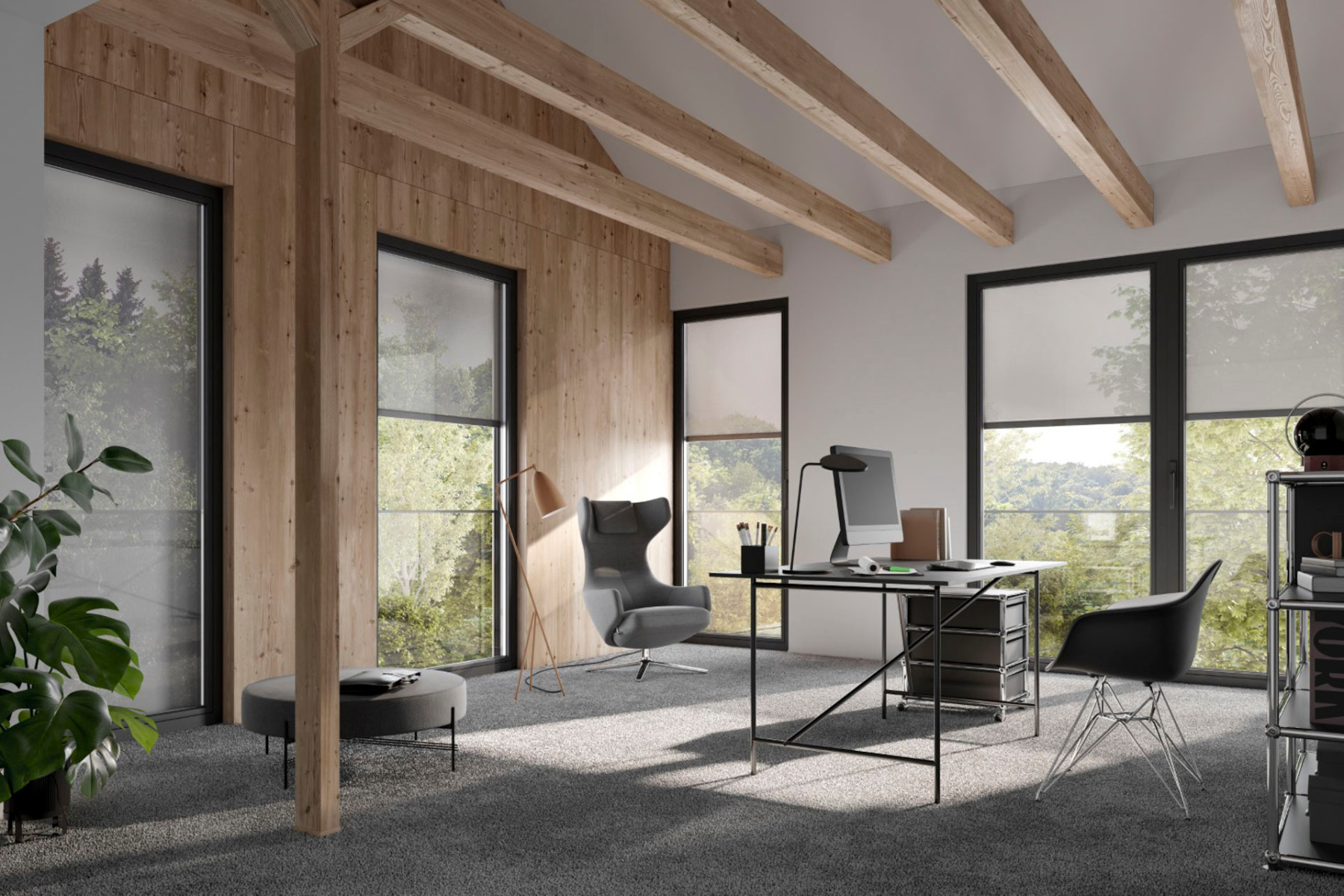 Integrierte Glasabsturzsicherung