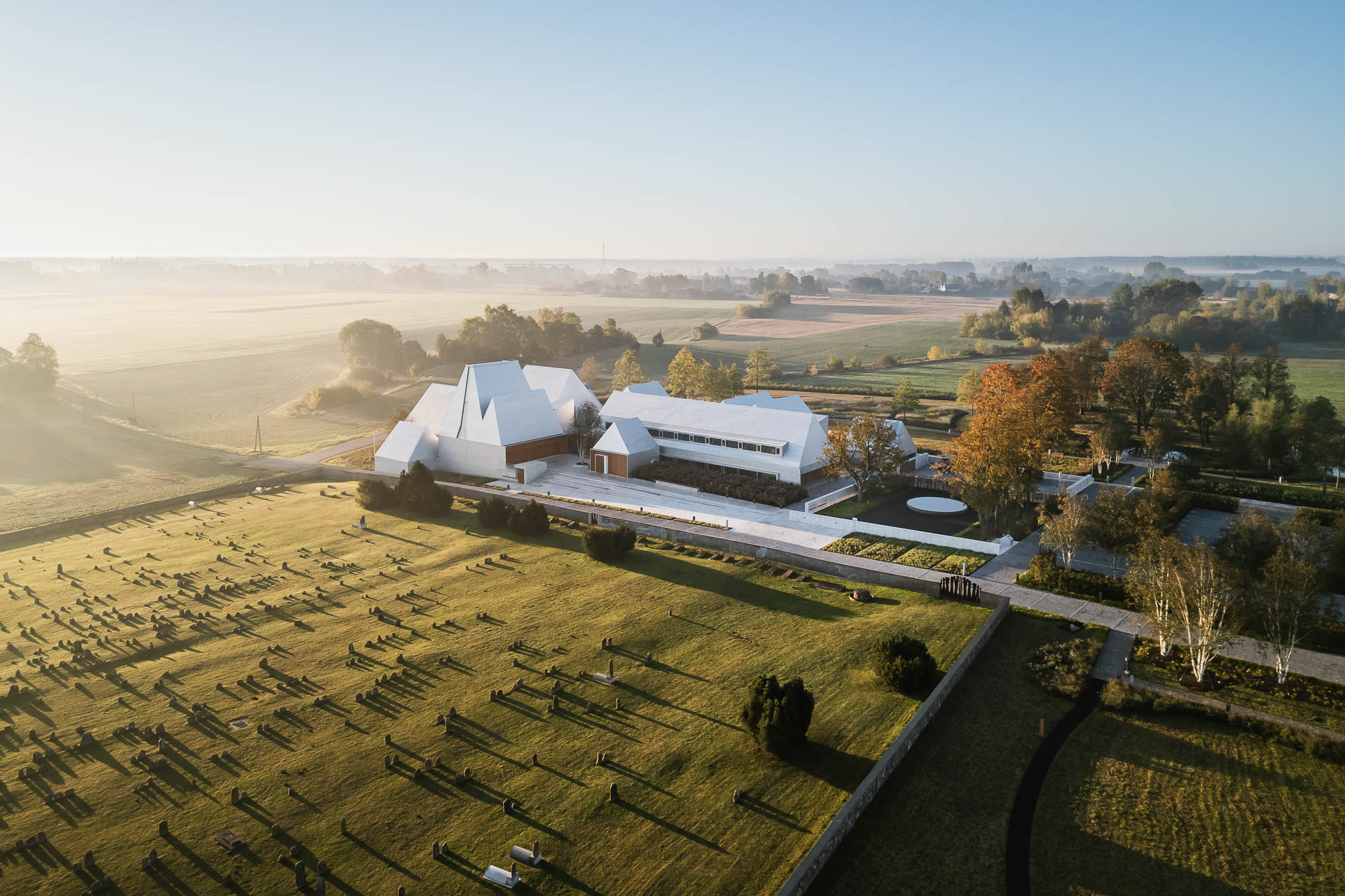 Luftaufnahme des Museumskomplexes von Nordwesten, © Kuvatoimisto Kuvio 