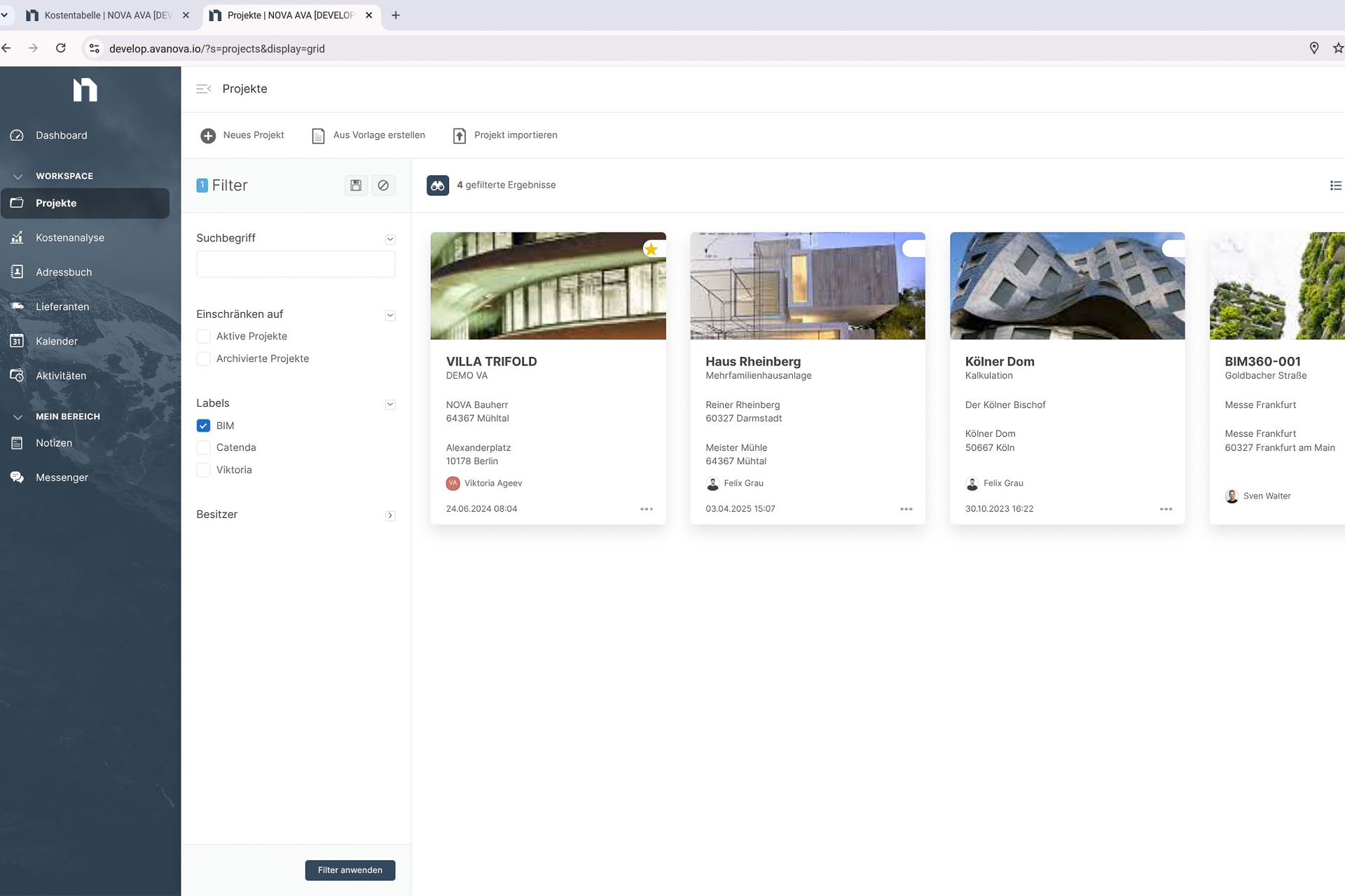 Mit&#x20;einer&#x20;neuen&#x20;Version&#x20;von&#x20;NOVA&#x20;AVA&#x20;BIM&#x20;setzt&#x20;die&#x20;NOVA&#x20;Building&#x20;IT&#x20;auf&#x20;noch&#x20;mehr&#x20;Nutzerfreundlichkeit&#x20;mit&#x20;praktischen&#x20;Funktionen&#x20;bei&#x20;der&#x20;Baukostensteuerung.&#x20;&#xA9;NovaAVA