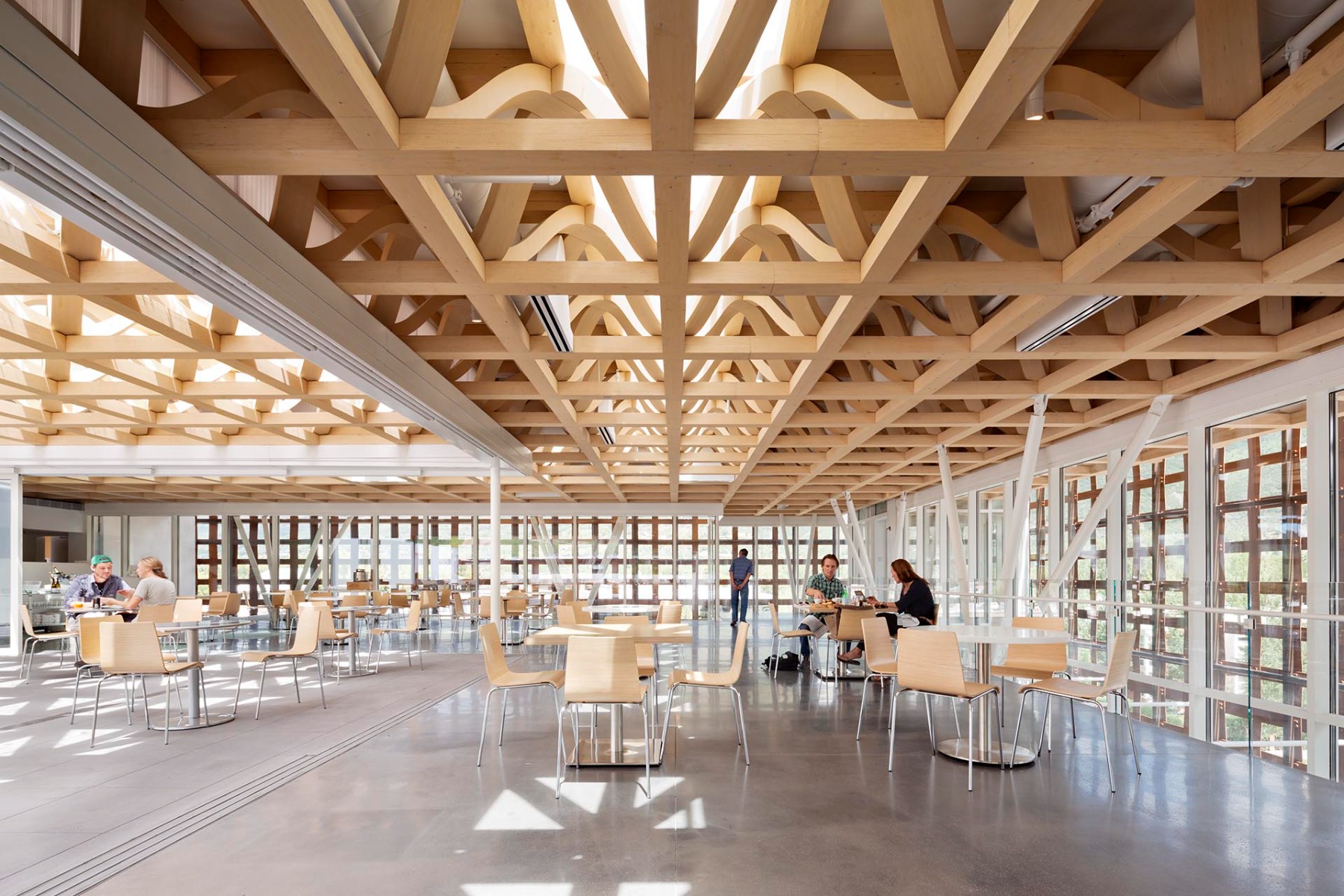 2014 realisierte Shigeru Ban das Aspen Art Museum in Colorado, USA. © Michael Moran