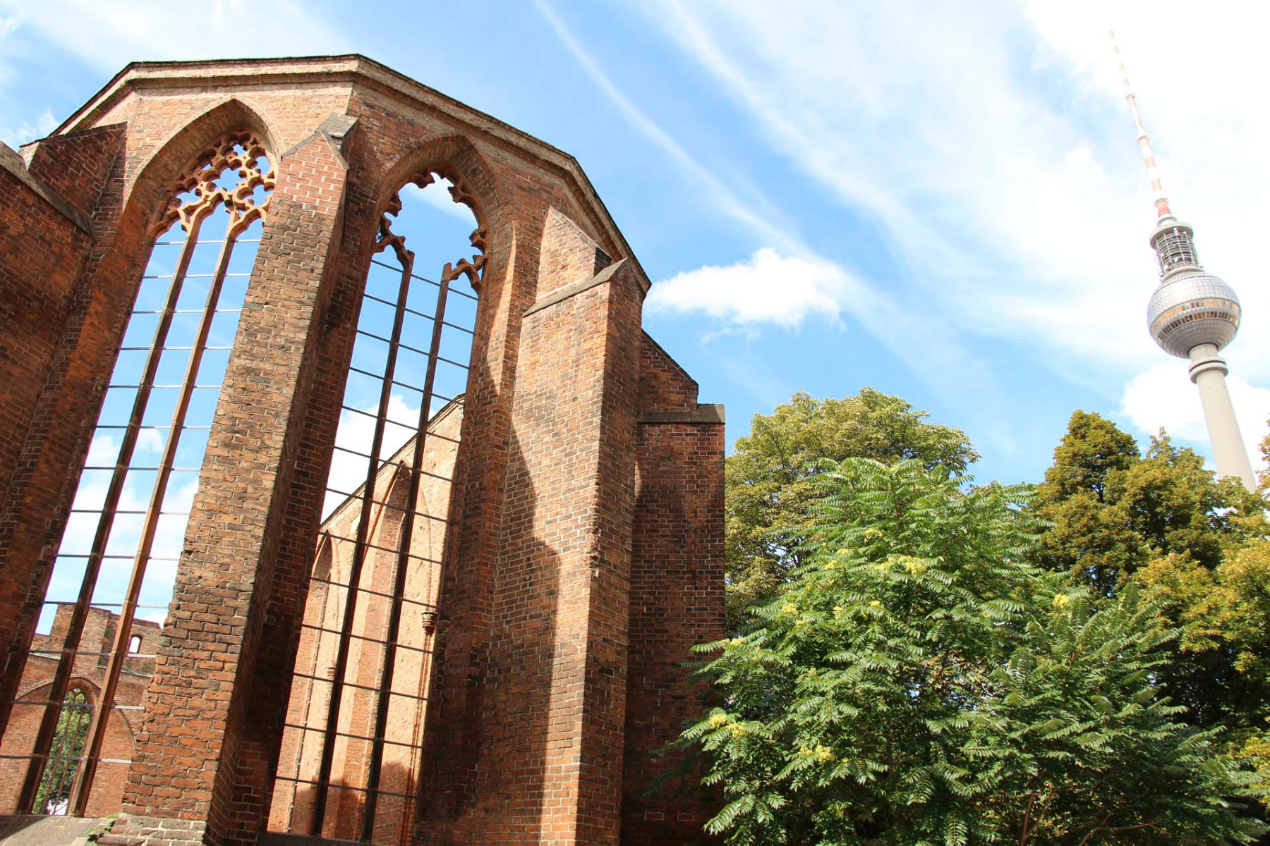 Ein verstecktes Kleinod im Herzen von Berlin: Die Franziskaner-Klosterkirche soll im Rahmen des Ideenwettbewerbs revitalisiert werden © Fred Romero – CC BY 2.0