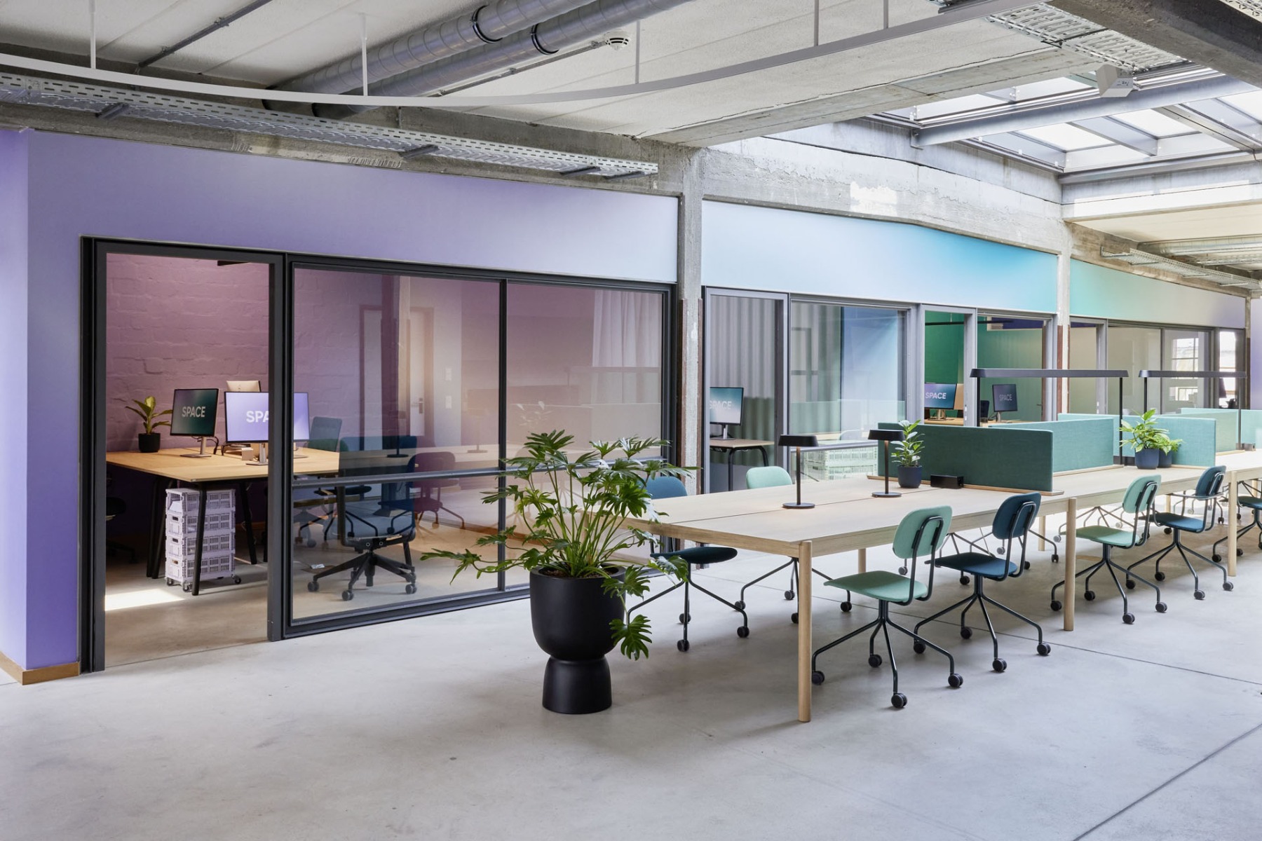 Das Space bietet Arbeitsr&auml;ume f&uuml;r Unternehmen, Start-Ups und Selbstst&auml;ndige. &copy; Brita S&ouml;nnichsen & Studio Besau-Marguerre 