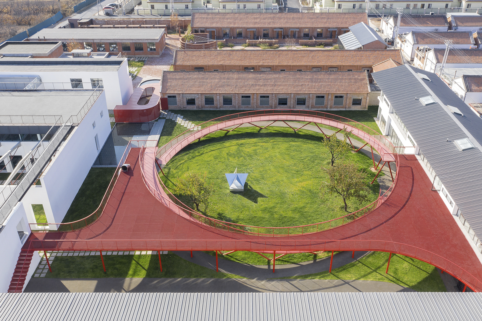 Youth Activity Centre by Rede Architects in Beizhuang