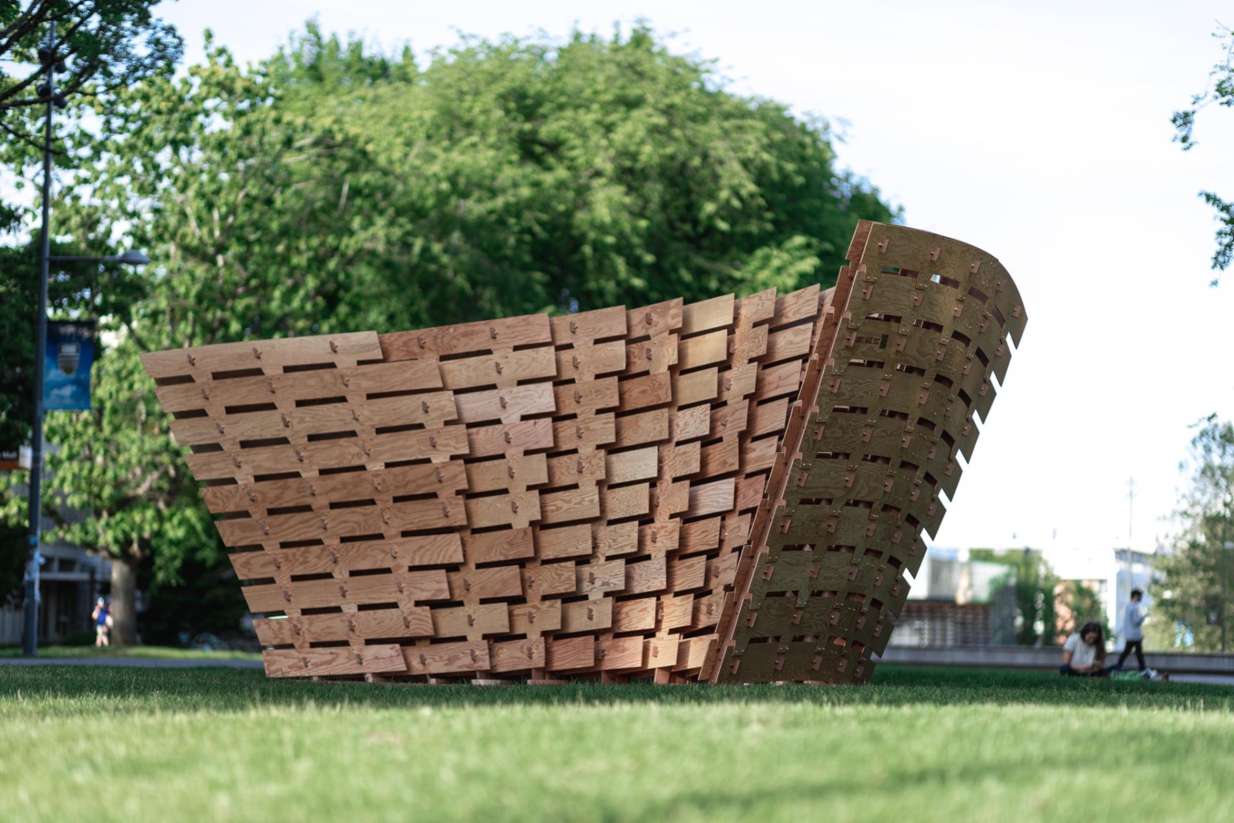 Mille-feuille Pavilion of the University of British Columbia. © Shabaan Khokhar