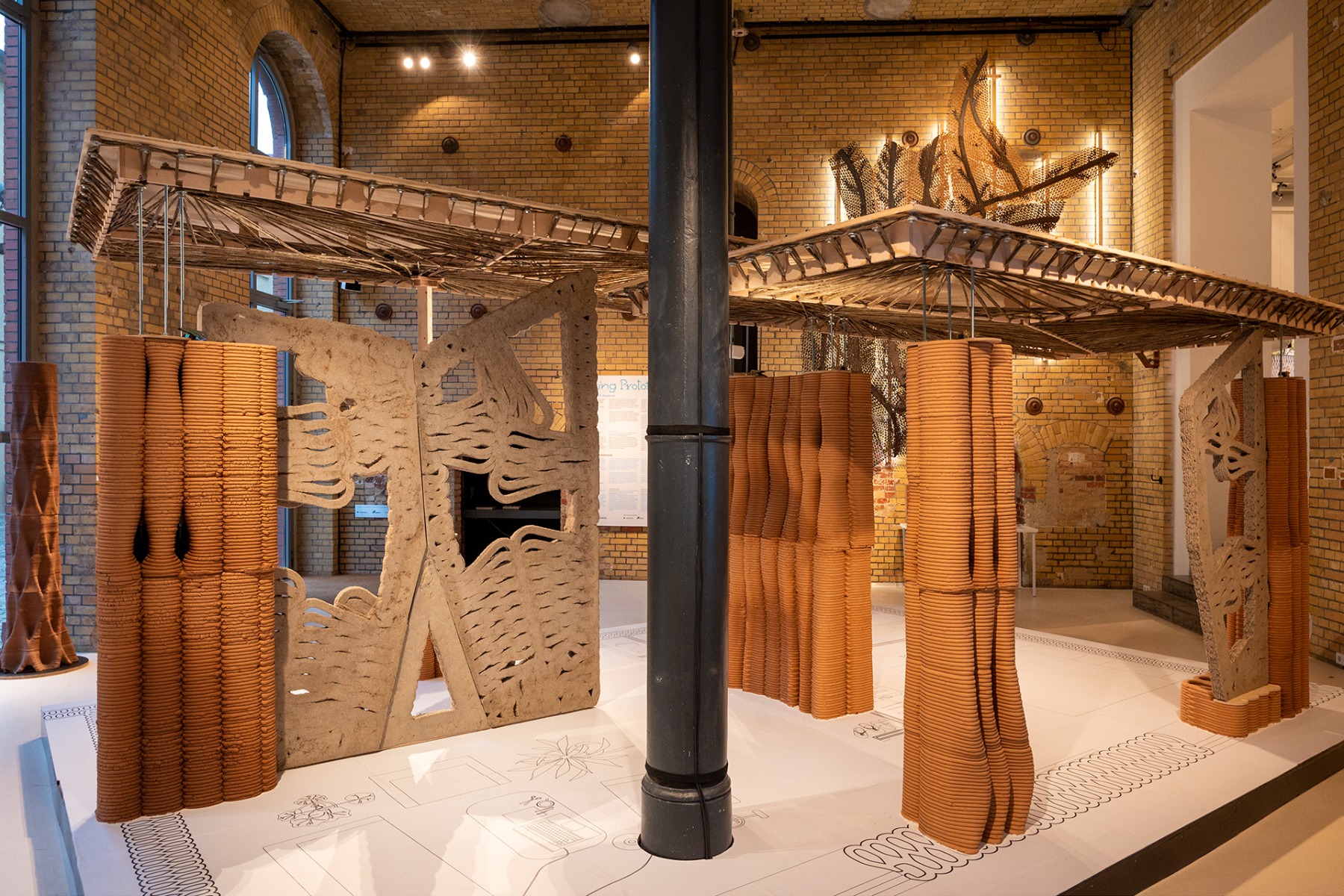 Wohnrauminstallation aus drei gesonderten Prototypen. © Erik-Jan Ouwerkerk