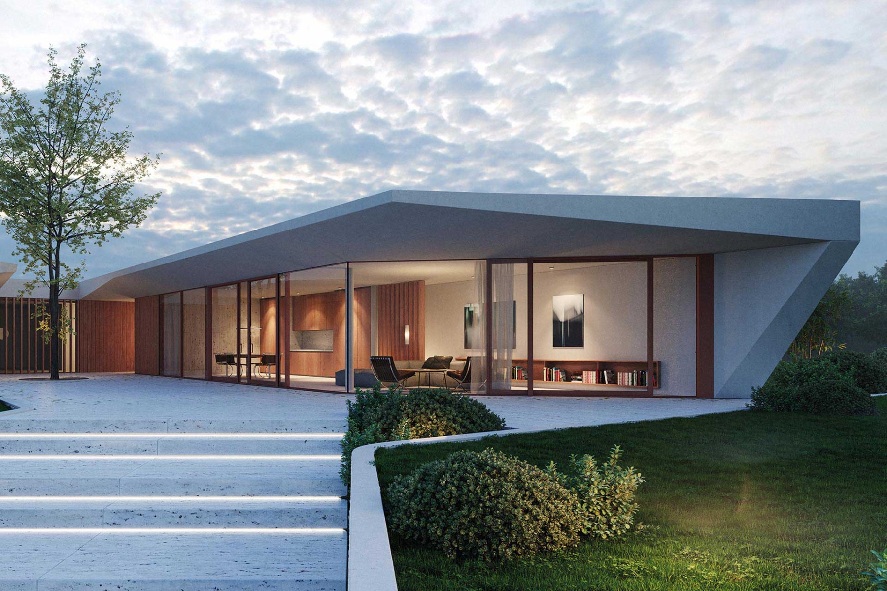 Das Hebe-Schiebetürsystem heroal S 77 SL verleiht Gebäuden ein harmonisches Design in beeindruckenden Dimensionen. © heroal