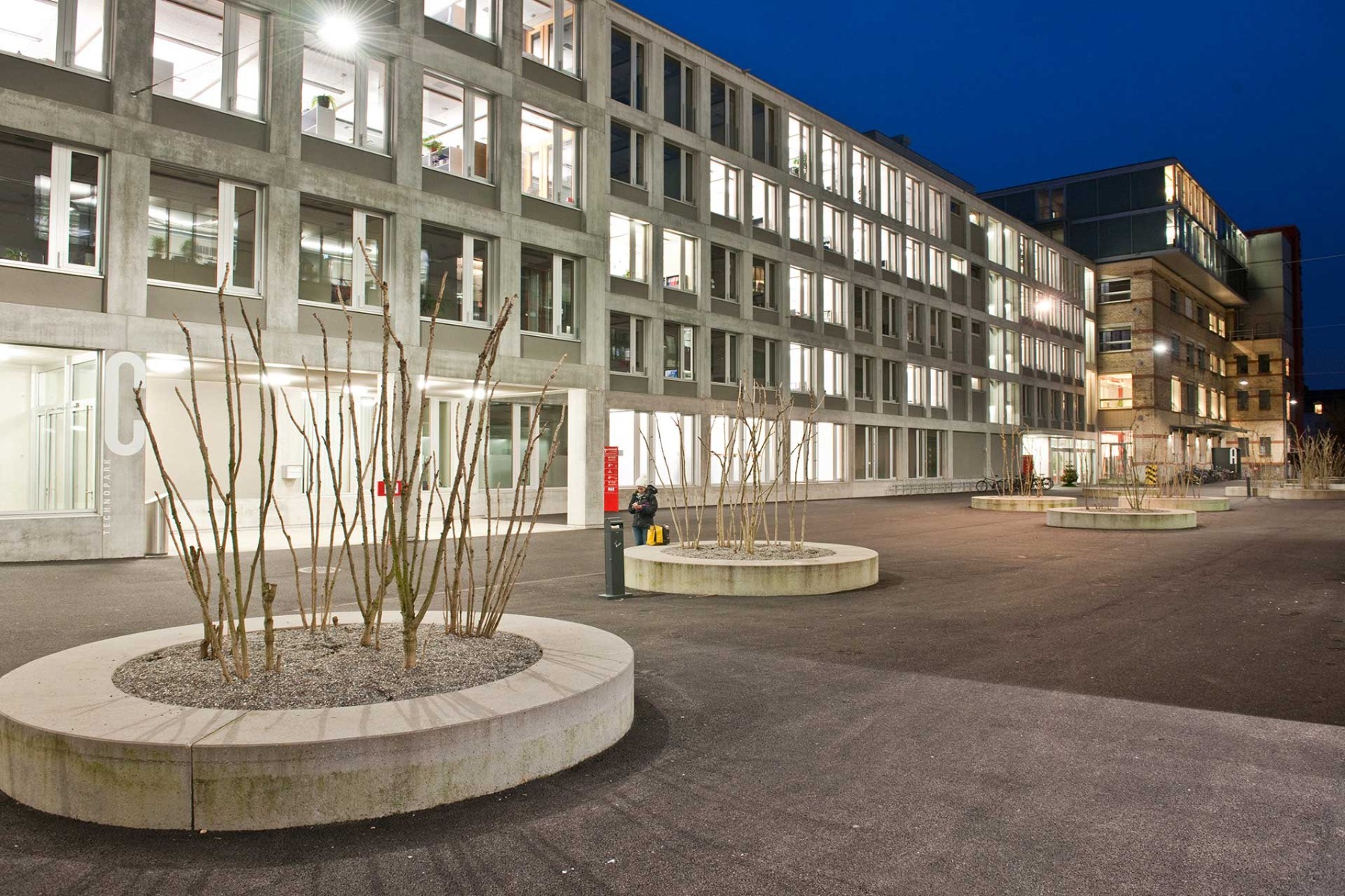 Der 2002 eröffnete Technopark Winterthur bietet ein anregendes Umfeld für Startups und Spinoffs, für Forschungsinstitute sowie etablierte Unternehmen. © Technopark Winterthur