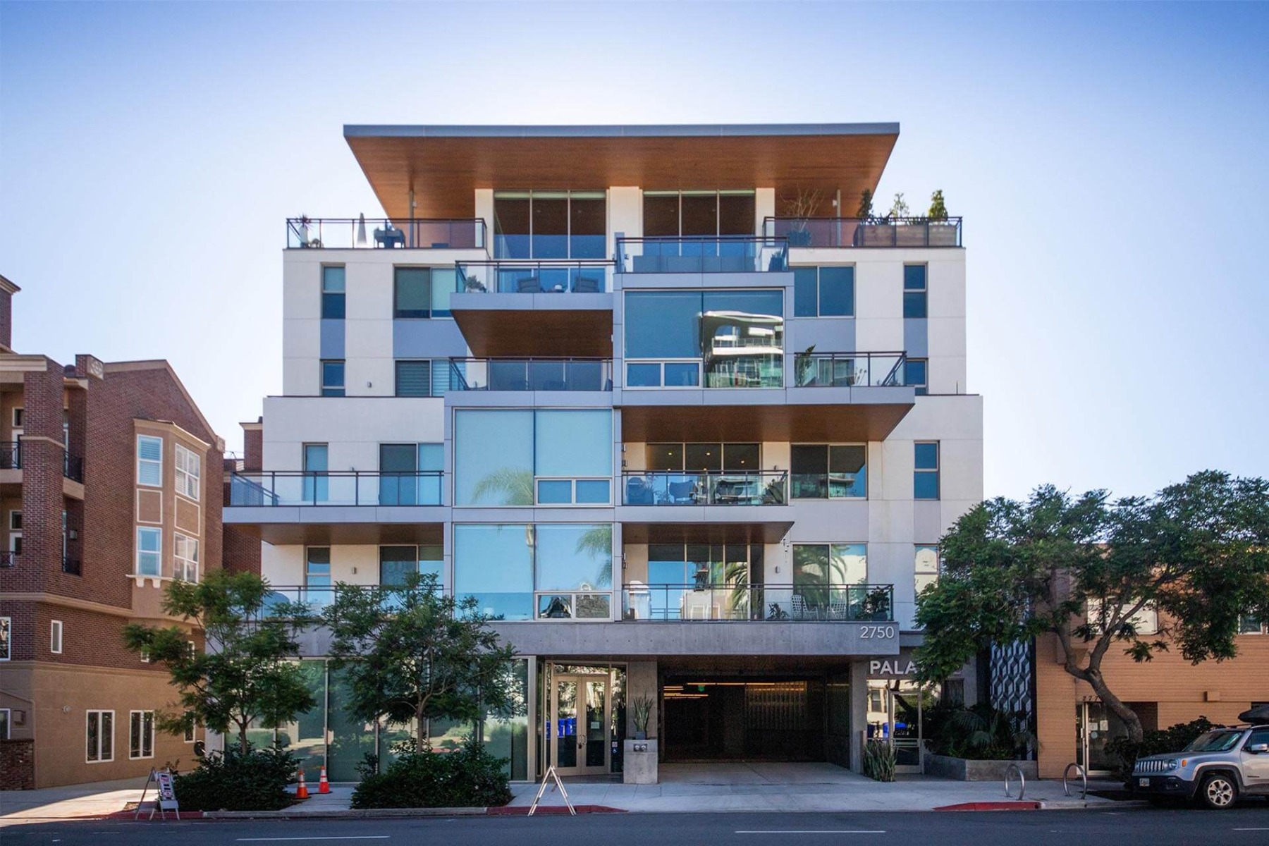 Das Gebäude Palatine Bunker Hill im amerikanischen San Diego. © WÖHR Autoparksysteme GmbH