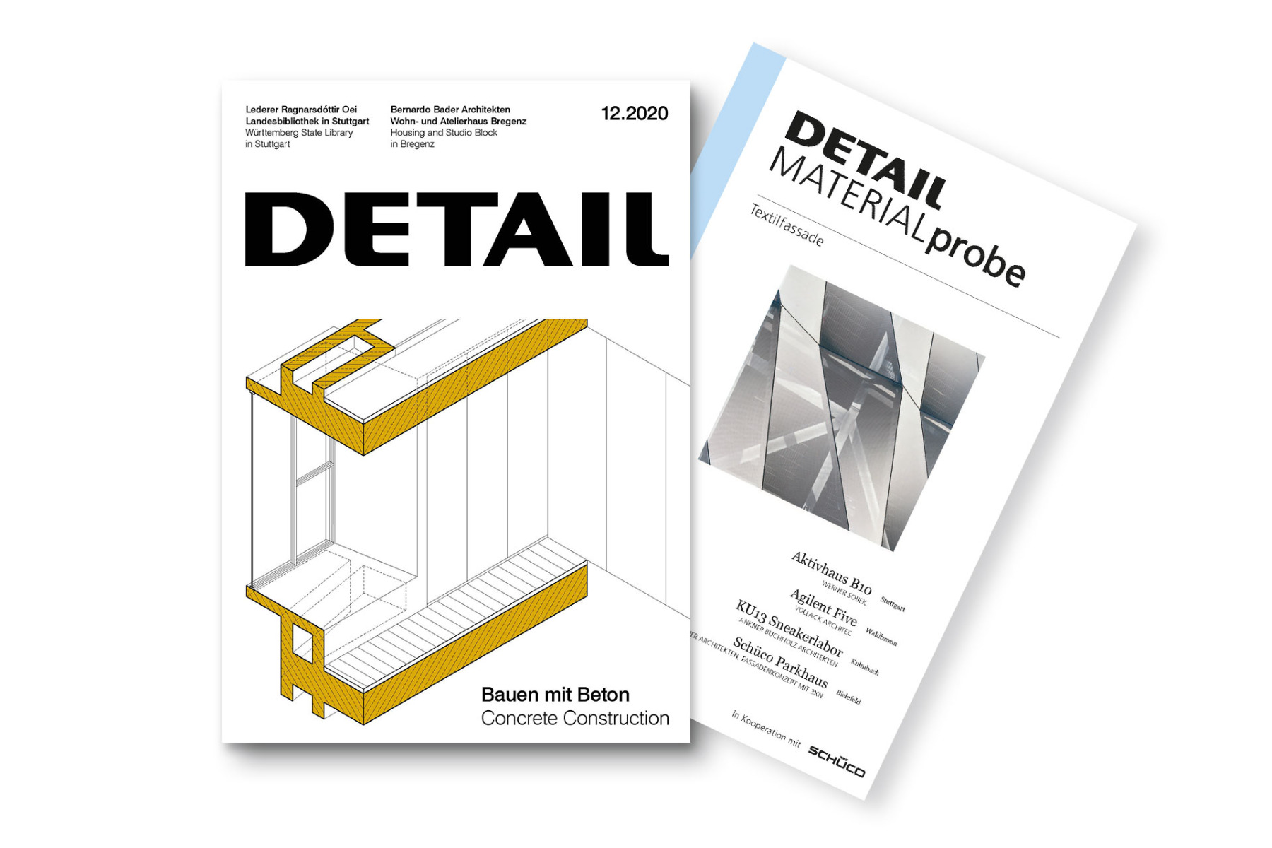 Schüco Textilfassade - Detail 12.2020