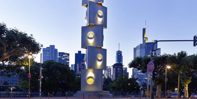 Recycelte Lichtkunst