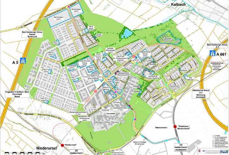 Plan für Frankfurt-Reidberg