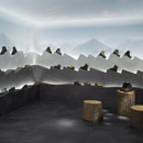 Einheitliche Optik: Bodenfliesen aus Schiefer