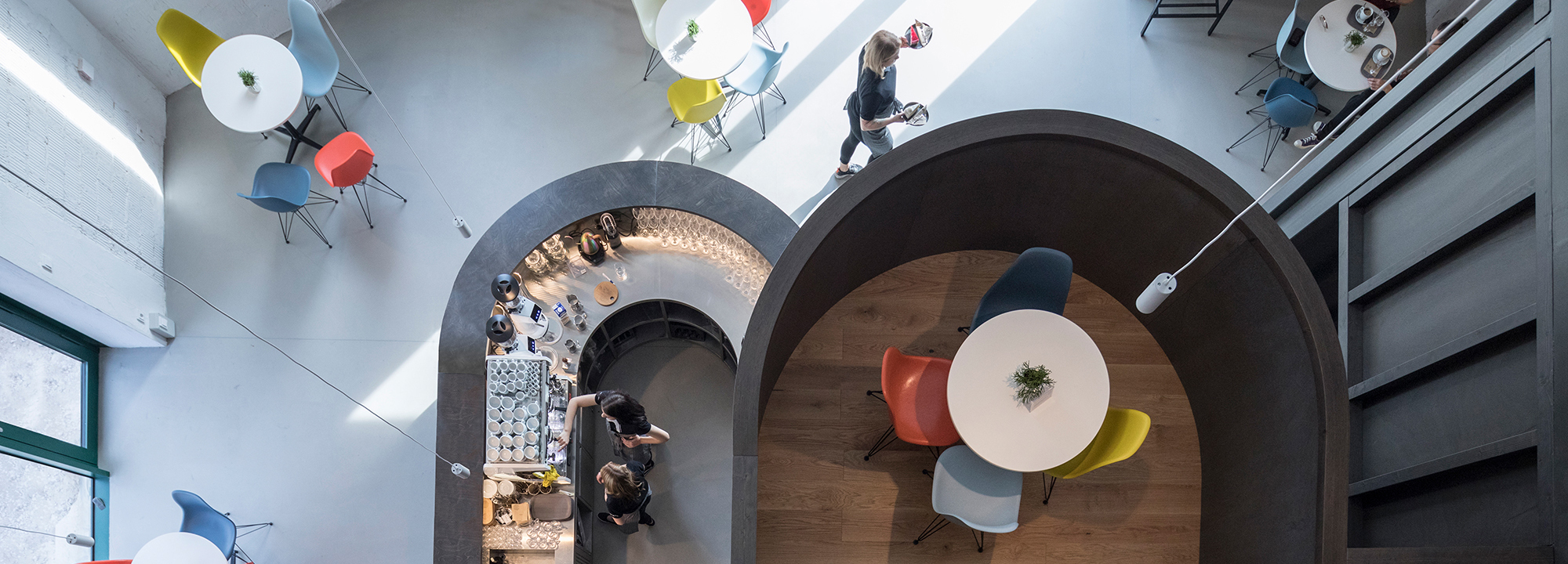 A Wine Cellar in an Open Space: Repurposed Brewery by Chybik + Kristof