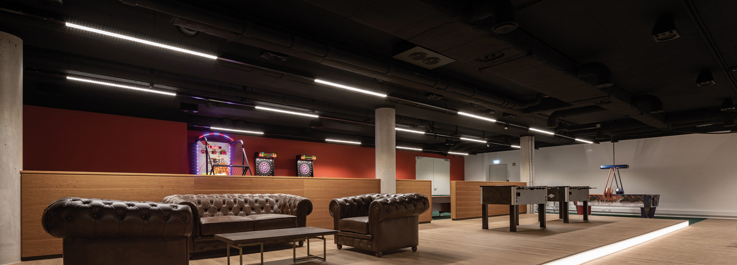 Interior Dispersion for Industrial Ceilings 