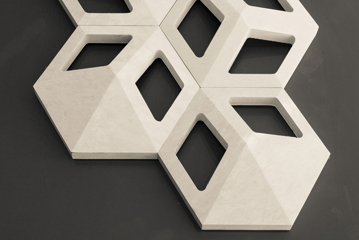 Fließender Marmor für die Wandgestaltung