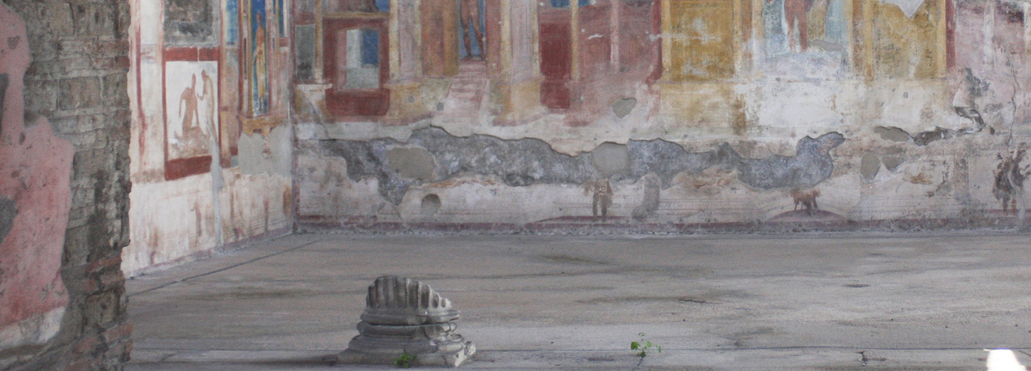Ruinenlandschaft in Pompeji; Foto: Lionel Esche