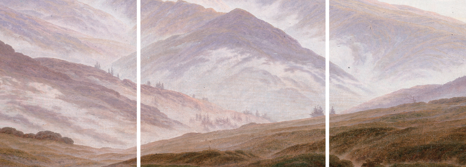 Konzept Bild. Caspar David Friedrich, Memories of the giant mountains; Abb.: Zur Verfügung gestellt von Maximila Ott