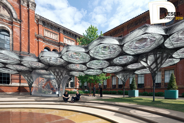 Elytra Filament Pavilion, Victoria and Albert Museum London 2016