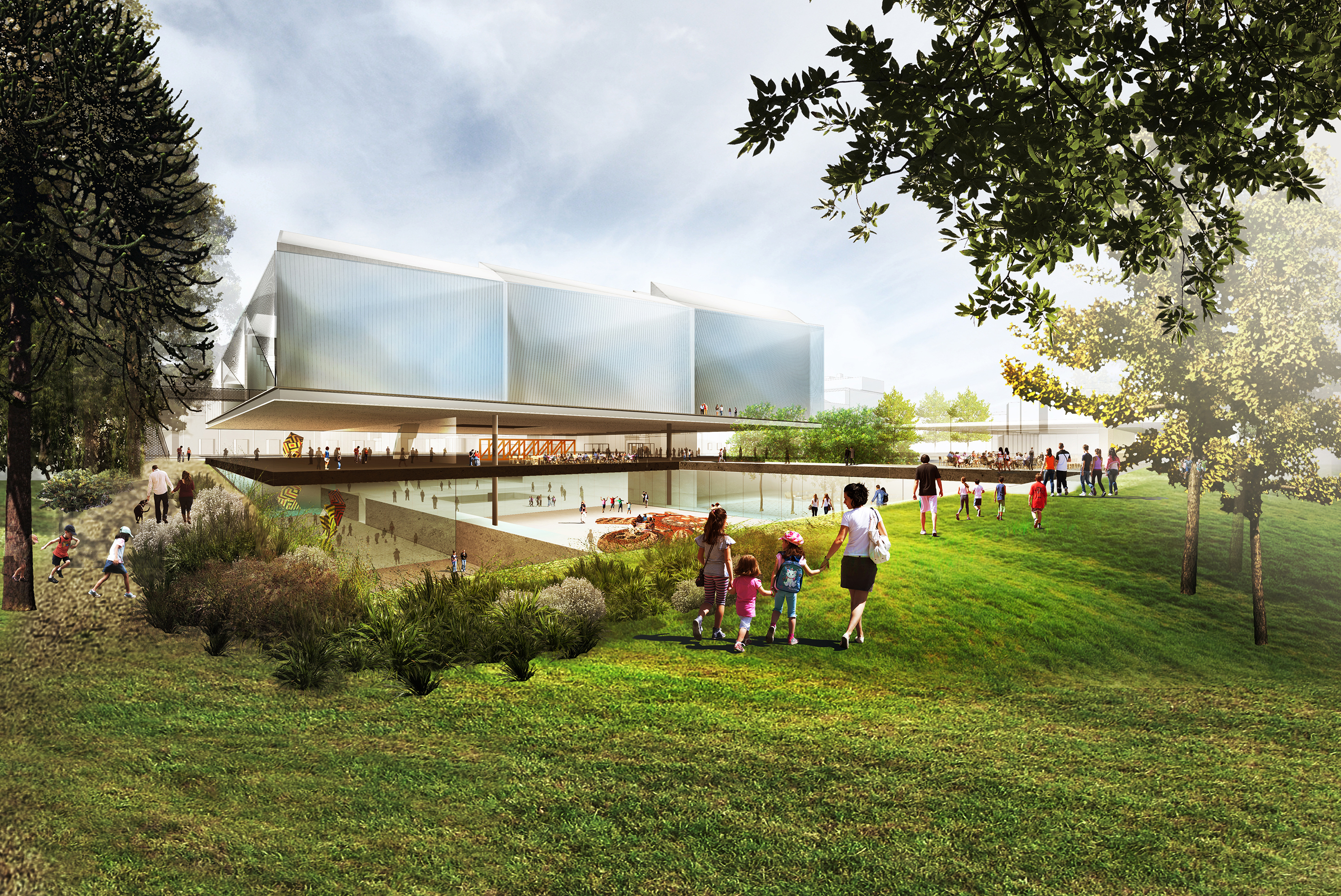 Rendering, Grafik: &copy; Diller Scofidio + Renfro and Woods Bagot