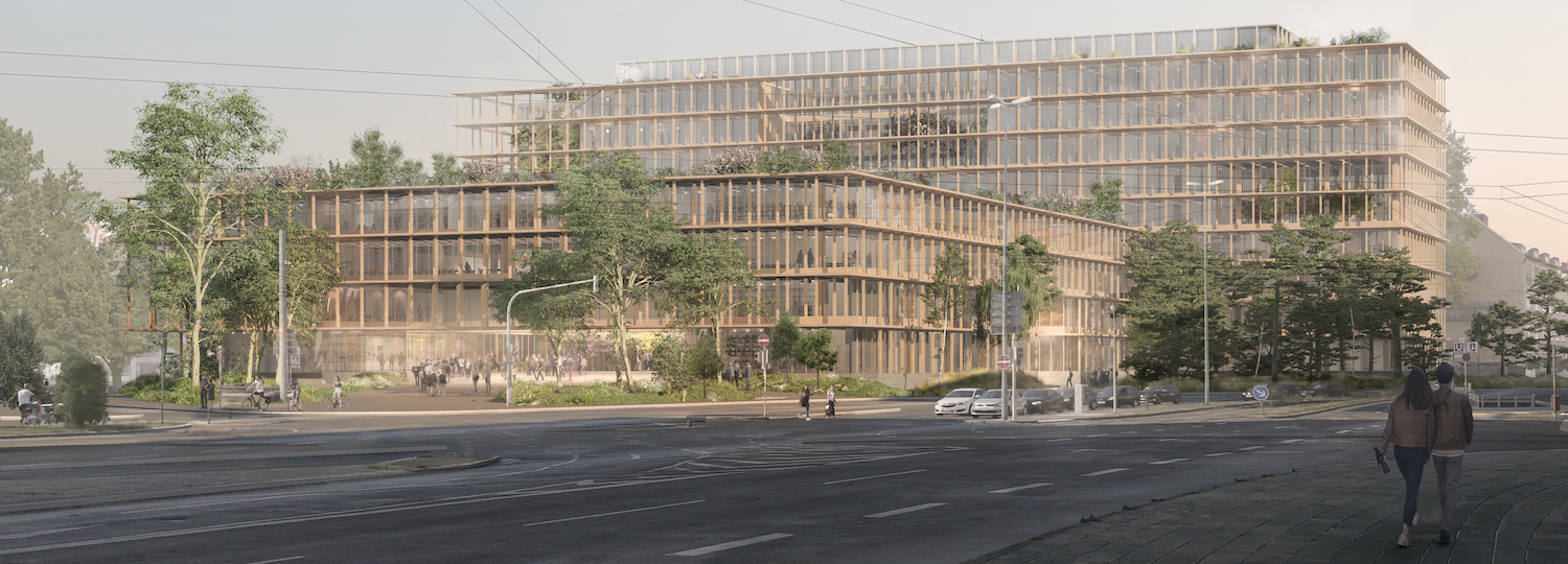 Evangelical Campus designed by Carmody Groarke and Riehle+Assoziierte, Render: Slab