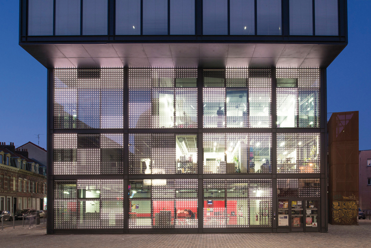 Flimmernde Verglasung