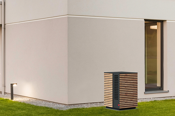 Heat pump with inverter technology and extended design scope