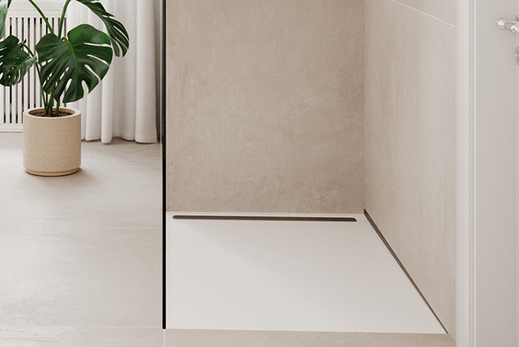 Floor-level Channel Shower