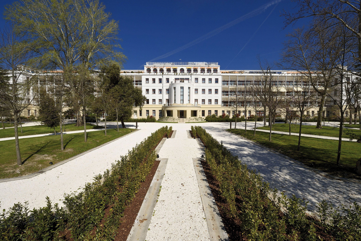Eine Insel vor Venedig als Luxusresort