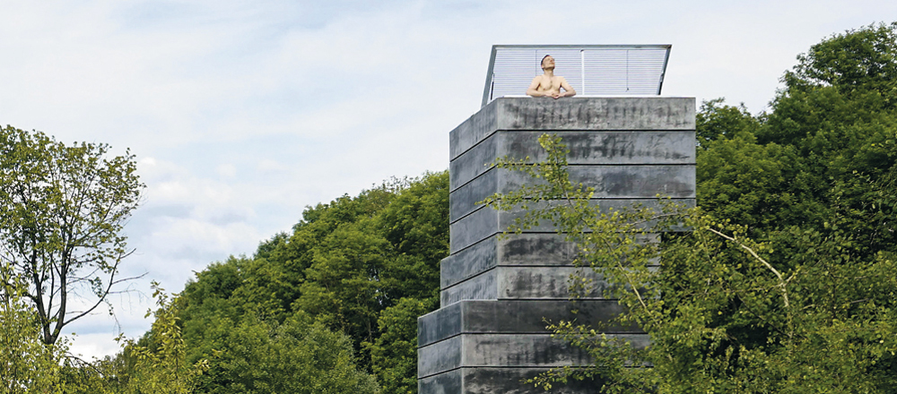 Schacht mit Aussicht: One Man Sauna von modulorbeat
