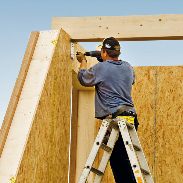 Schlankes Balkenschichtholz