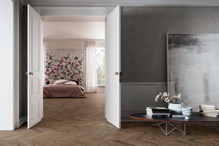 Optische Täuschung im Bodenbereich