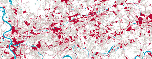 Schichten einer Region