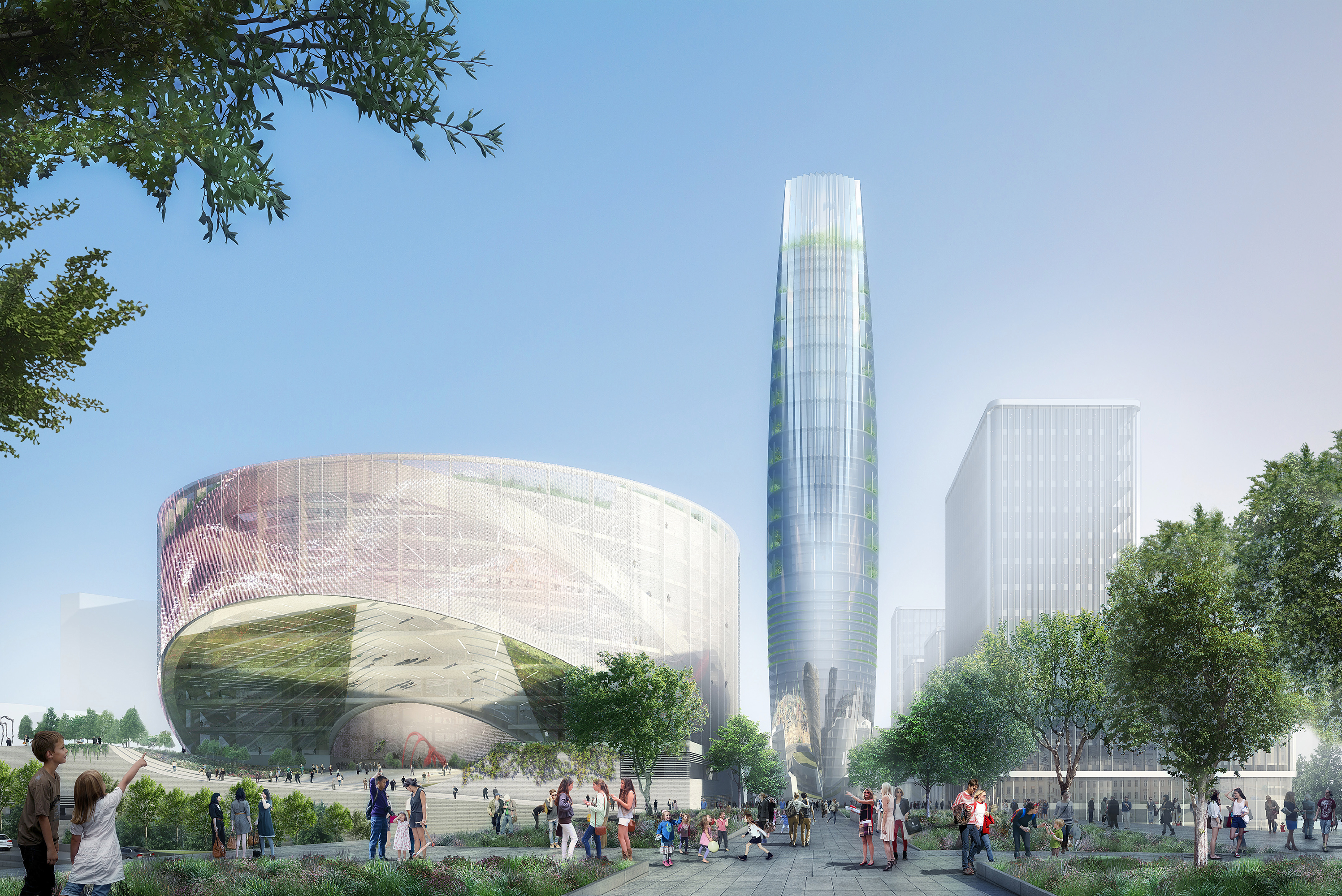 Rendering, Grafik: © SOM