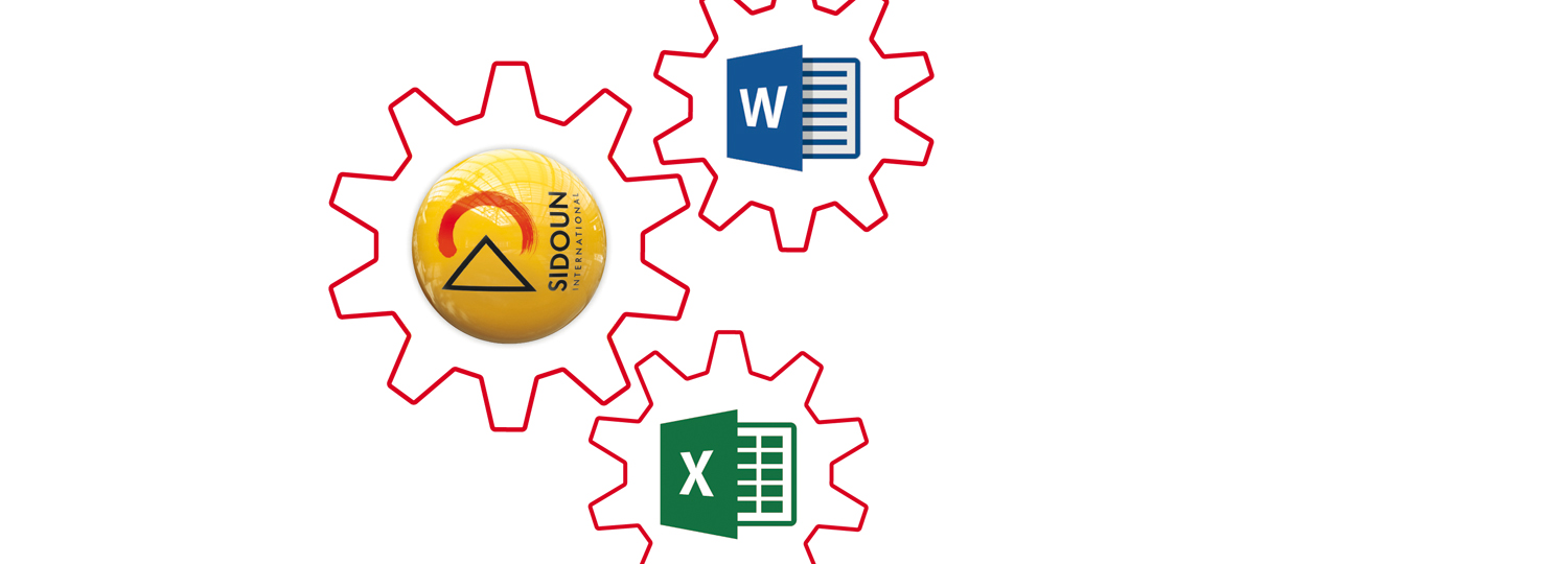 BI-Tools: MS-Excel und MS Word mit Sidoun verzahnt