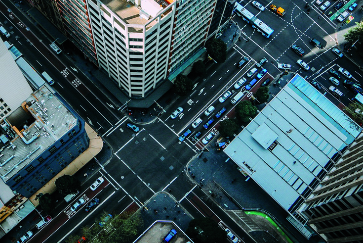 Typische Stadtsituation mit unterschiedlichen Lärmquellen (Foto: Free-Photos auf Pixabay)