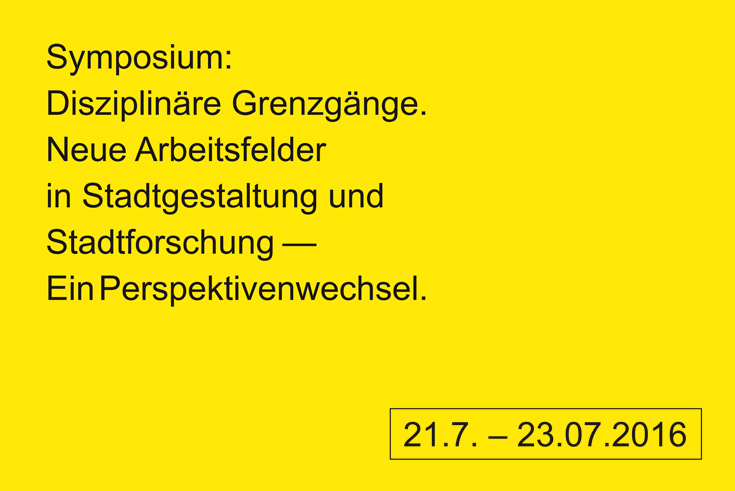 Das Ende einer Disziplin?! - Symposium in Hamburg