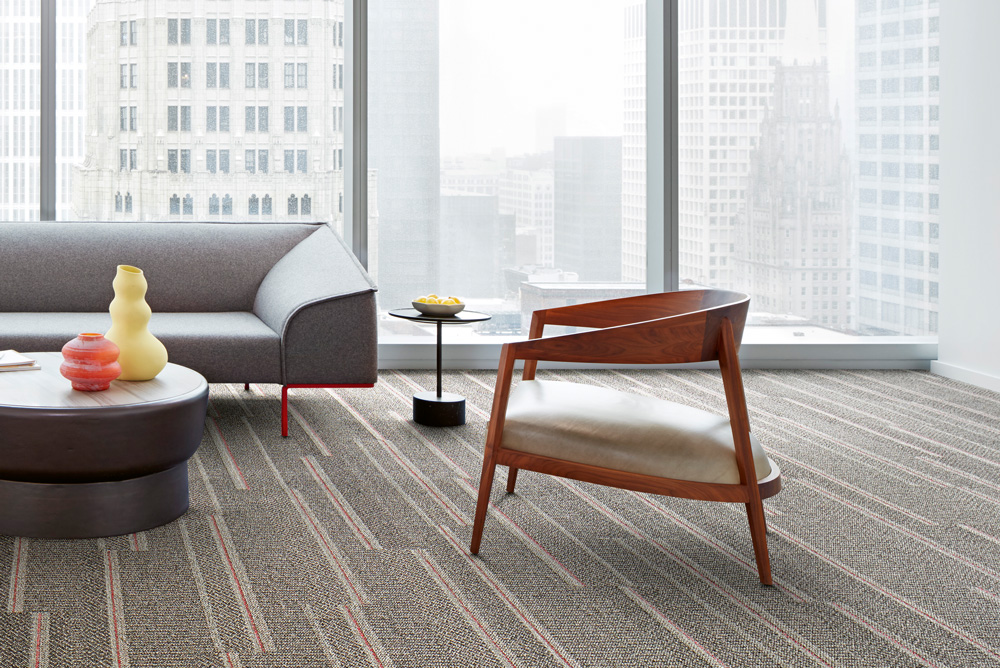 CO2-negative Carpet Tiles