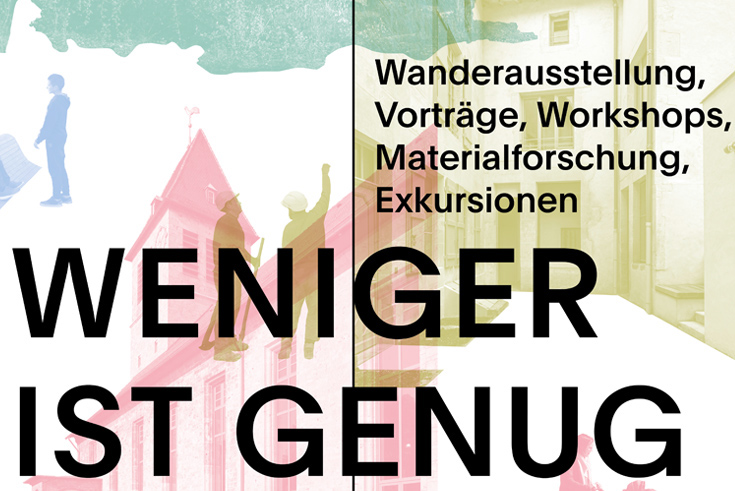 Wanderausstellung Frugalité Créative, Plakat Workshops