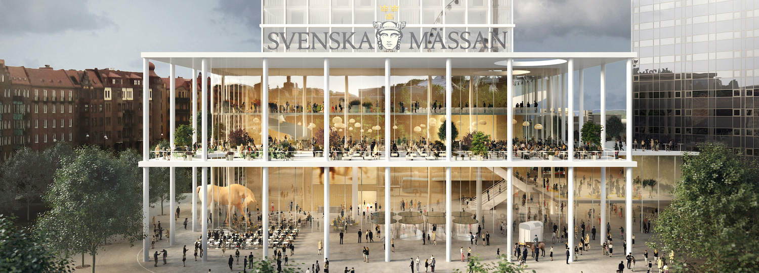 A Transparent Hall of Columns: +One Tower by Tham & Videgård