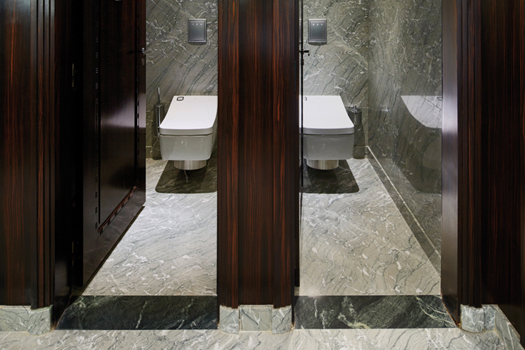 Edel-WCs fürs Edelhotel