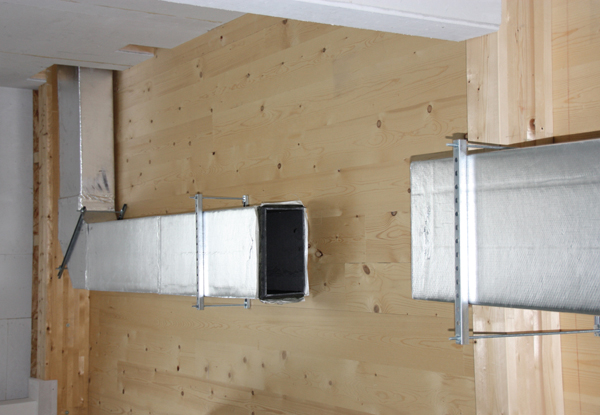 Lüftungskanäle aus Dämmstoff