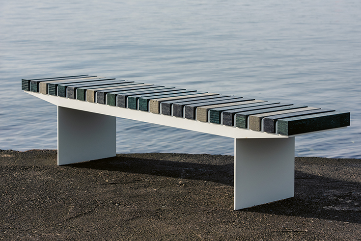 Street Furniture Made from Marine Plastic