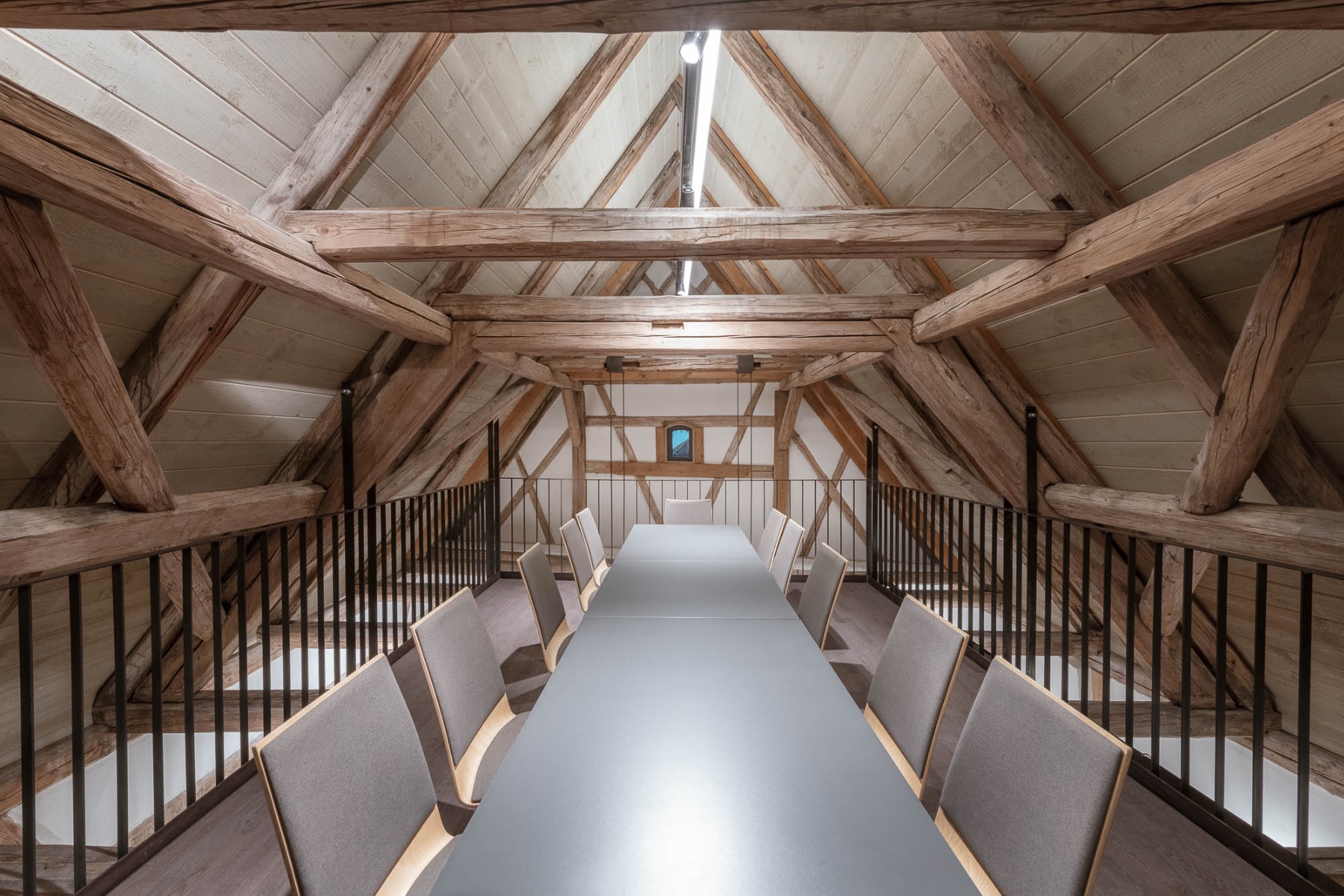 Ausgebauter Dachstuhl der Alten Mälze, Architektur: Berschneider + Berschneider, © Axel Roderus