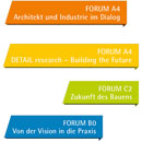 BAU-Foren 2015: Themen zwischen Paxis und Zukunft