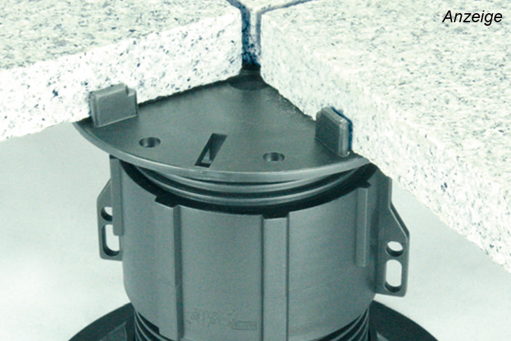 Höhenverstellbare Stelzlager