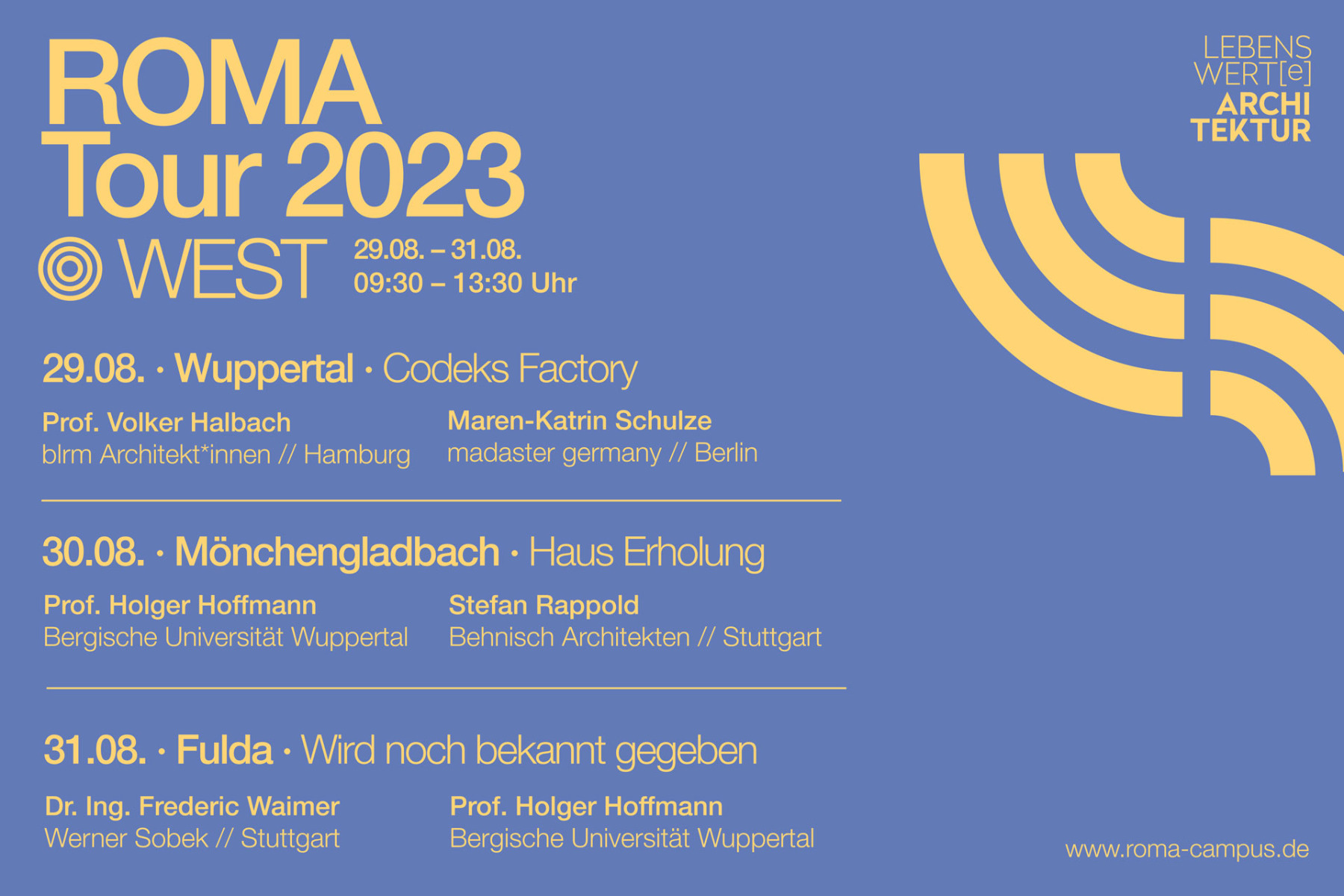 Roma-Tour 2023 - West