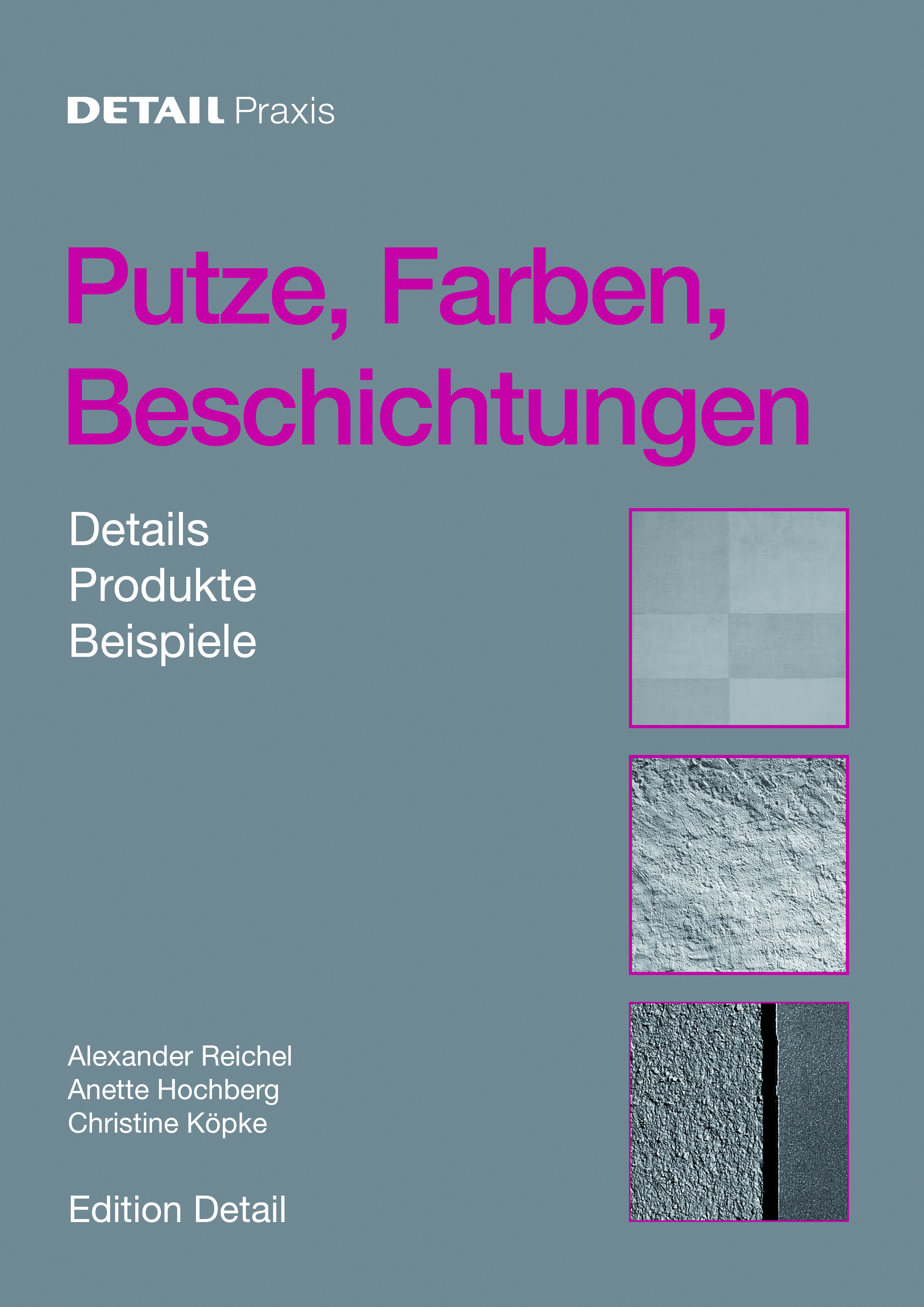 Putze, Farben, Beschichtungen
